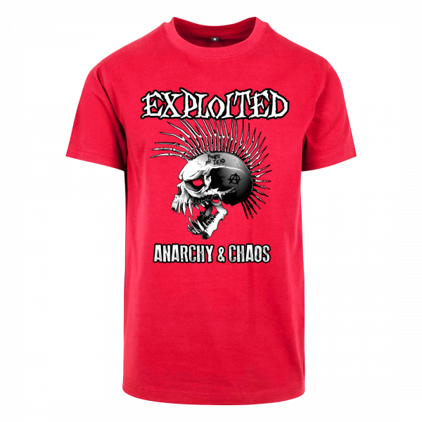 The Exploited - Red Shirt - Anarchy & Chaos